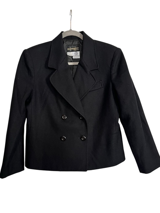 Requirements Jackets & Blazers - Requirements Petites vintage double breasted cropped wool blazer coat 100% 8